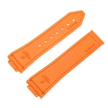 hublot orange strap|hublot watch strap online.